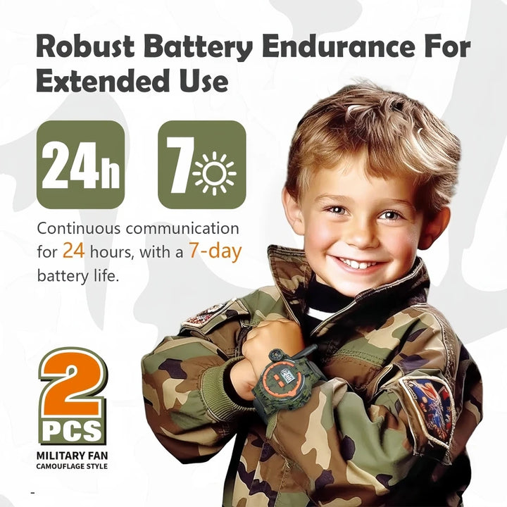 2PCS Rechargeable Walkie Talkies for Kids