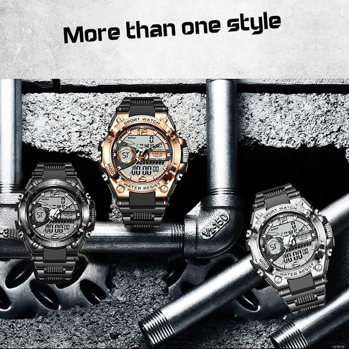 50m Waterproof  Military Watch Digital