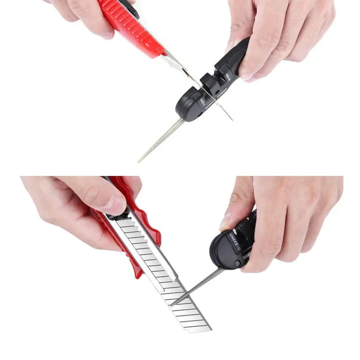4-in-1 Portable Knife & Fish Hook Sharpener