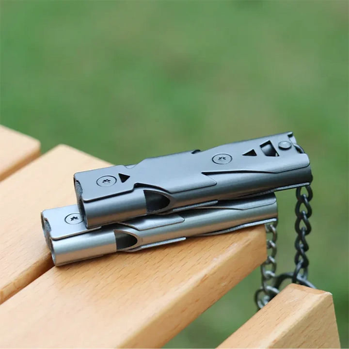 150DB Double-Tube Survival Whistle