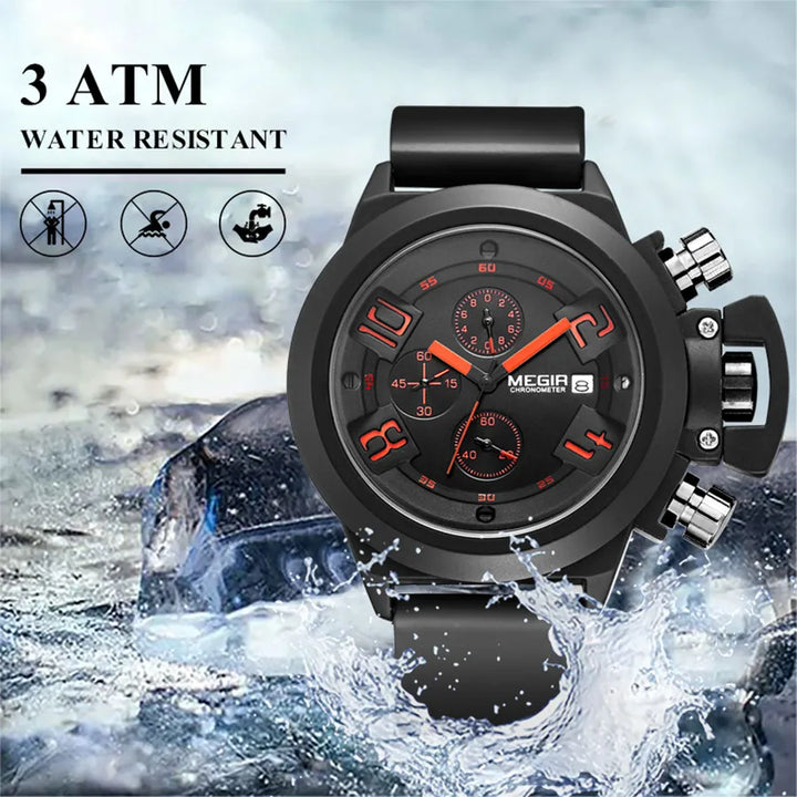 Luxury Men's Sports Chronograph Watch