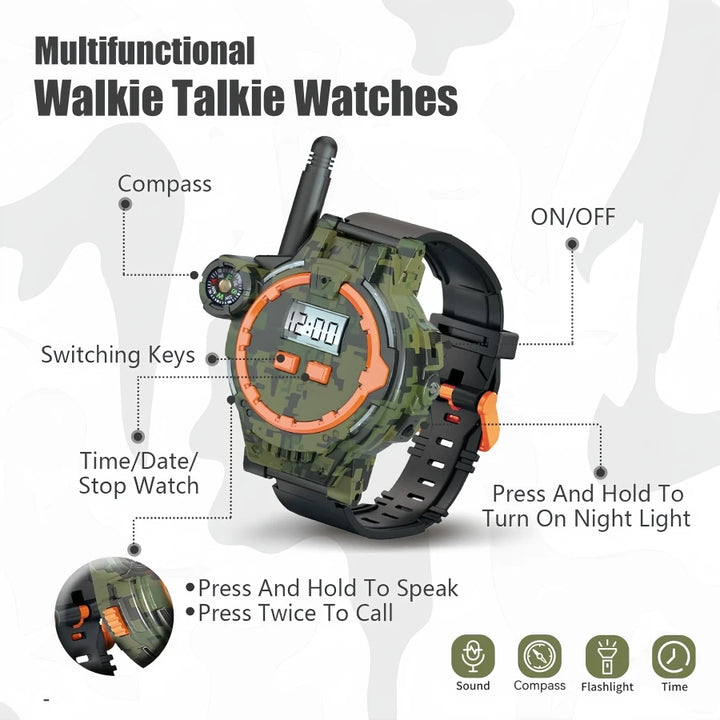 2PCS Rechargeable Walkie Talkies for Kids