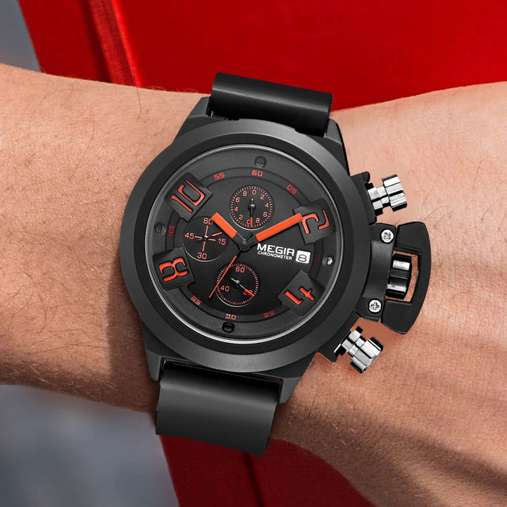 Luxury Men's Sports Chronograph Watch