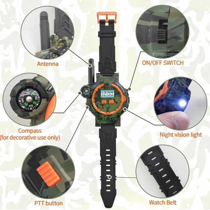 2PCS Rechargeable Walkie Talkies for Kids