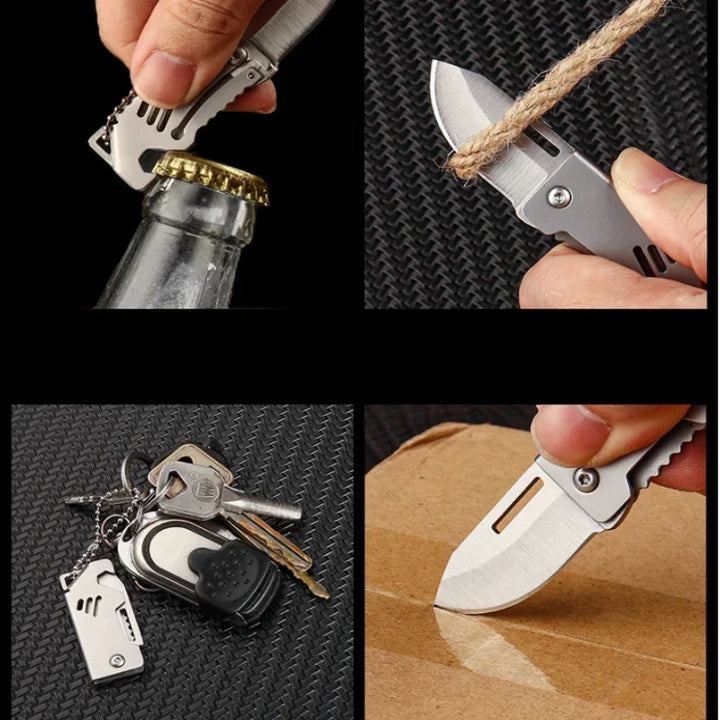 Mini Outdoor Folding Steel Knife