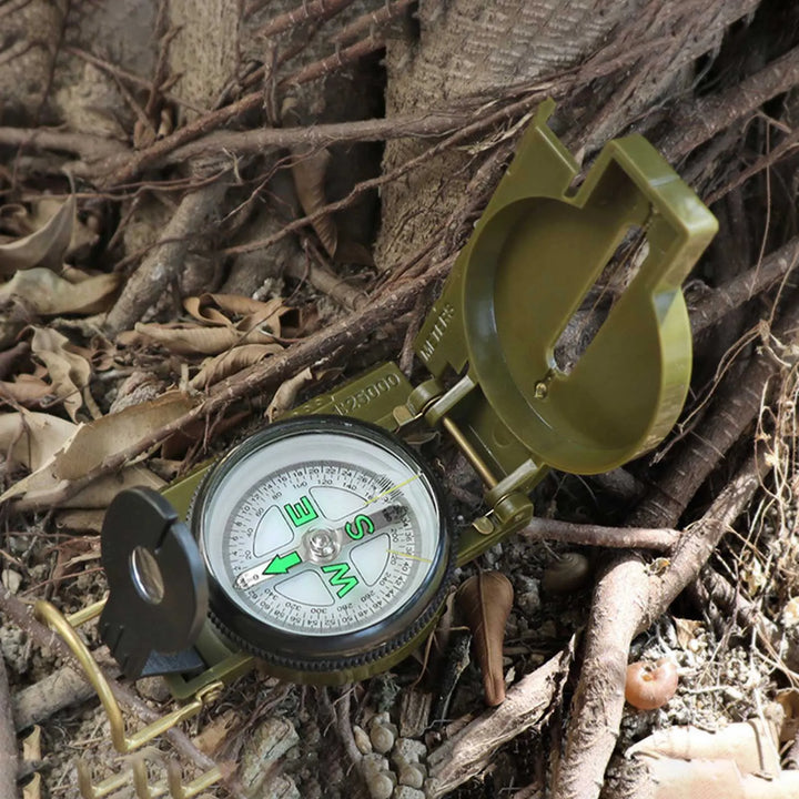 Multi-Functional Phosphorescent Lensatic Compass