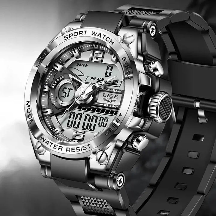 50m Waterproof  Military Watch Digital