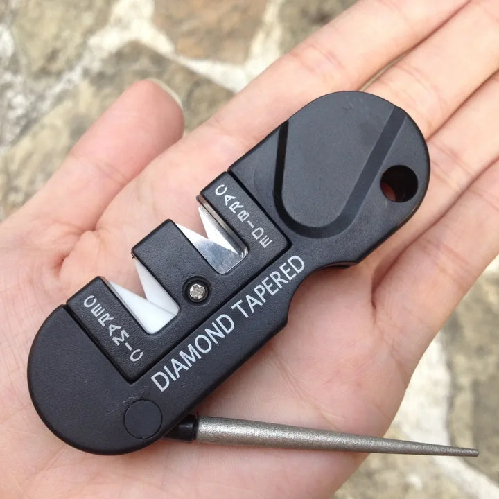 4-in-1 Portable Knife & Fish Hook Sharpener