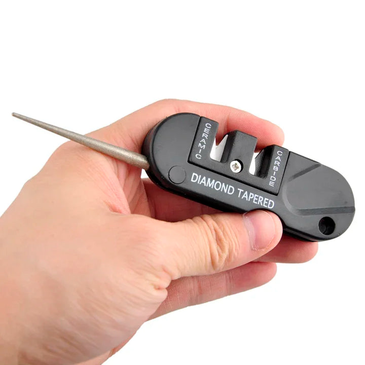 4-in-1 Portable Knife & Fish Hook Sharpener