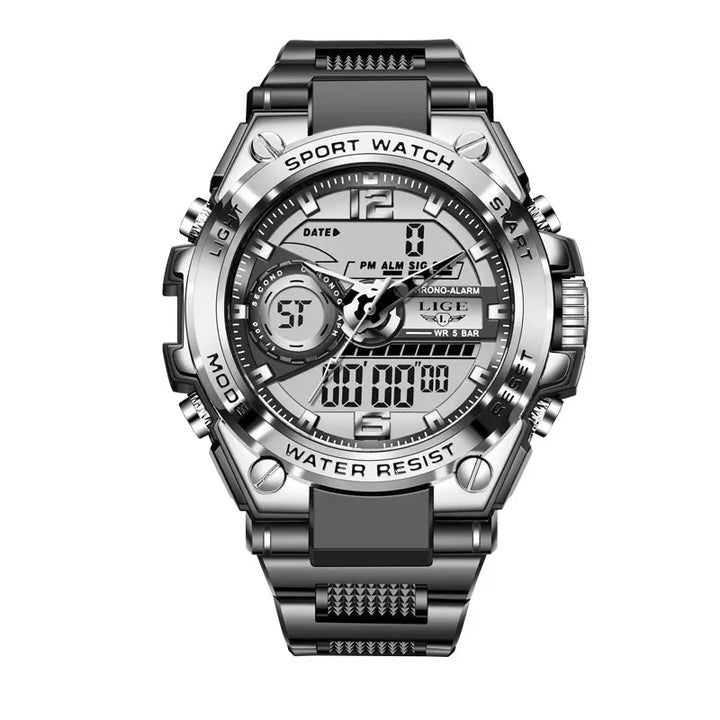 50m Waterproof  Military Watch Digital