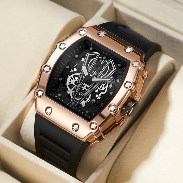 Waterproof Sport Square Luminous Watch