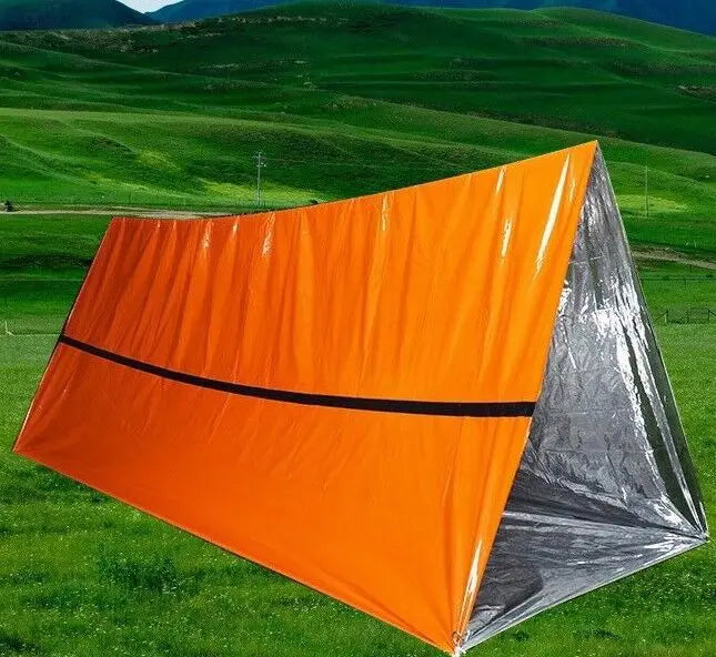 Emergency Shelter +Rain Coat + Sleeping Bag