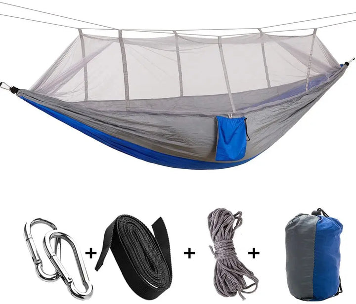 2-Person Camping Hammock with Mosquito Net