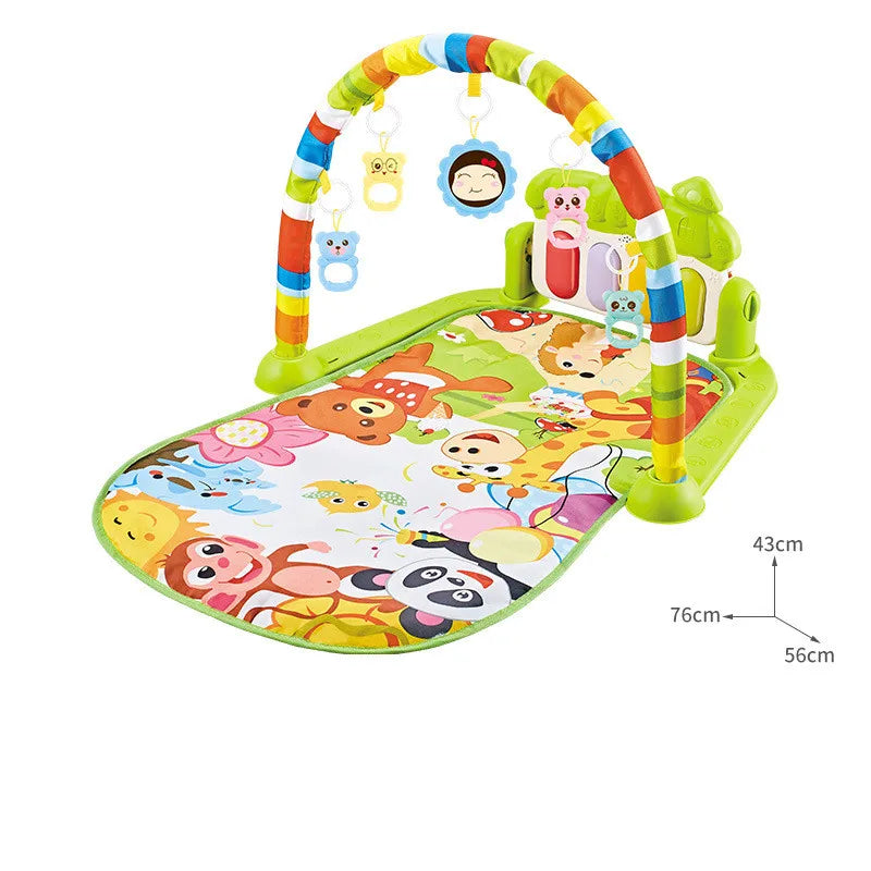Baby Activity Gym with Music Rack & Play Mat