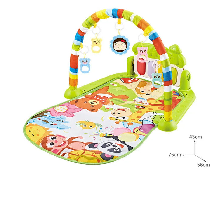 Baby Activity Gym with Music Rack & Play Mat