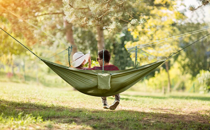 2-Person Camping Hammock with Mosquito Net