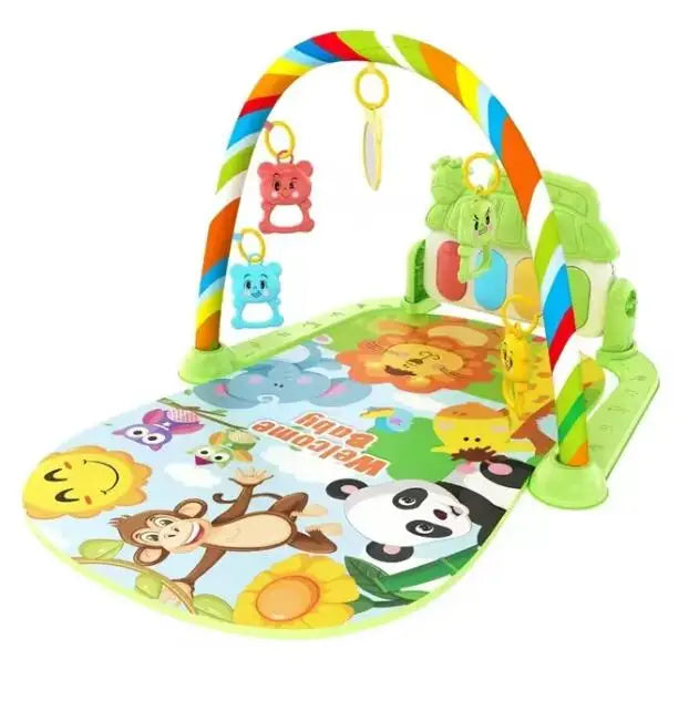 Baby Activity Gym with Music Rack & Play Mat