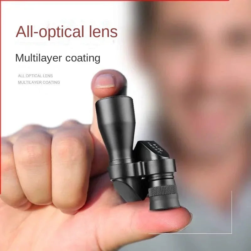 Portable high-definition monocular telescope with high magnification zoom