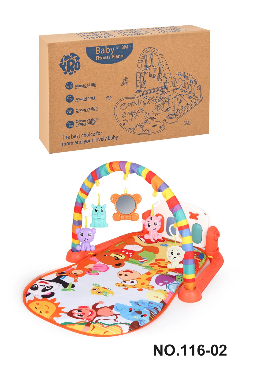 Multifunctional Fitness Frame Baby Activity Gym & Play Mat