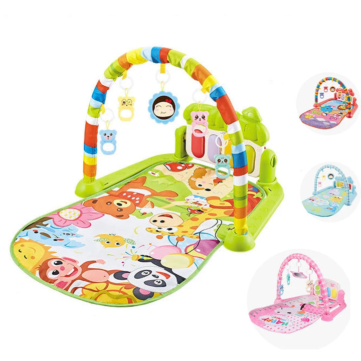 Baby Activity Gym with Music Rack & Play Mat