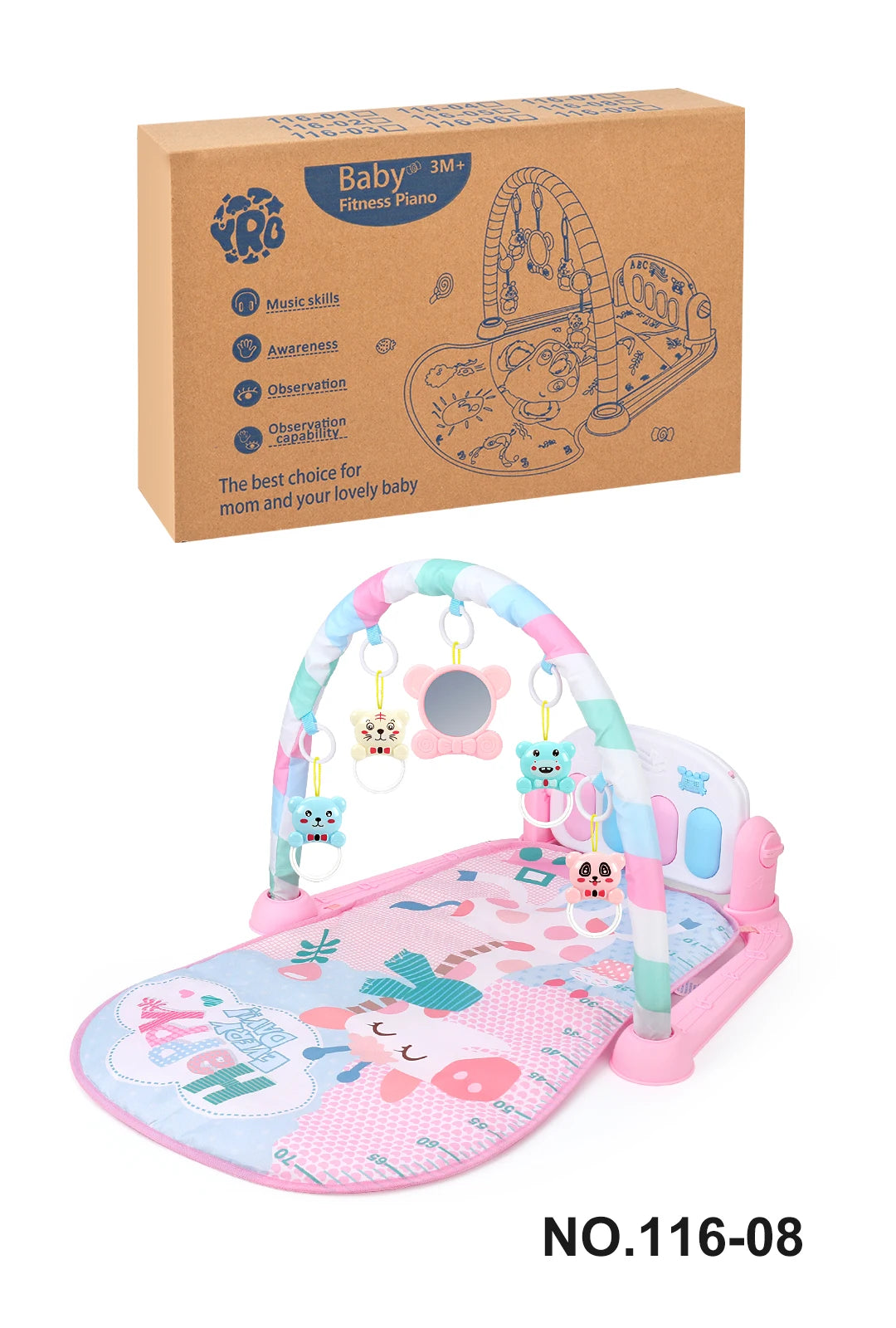 Multifunctional Fitness Frame Baby Activity Gym & Play Mat