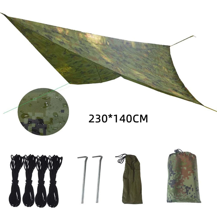 2-Person Camping Hammock with Mosquito Net