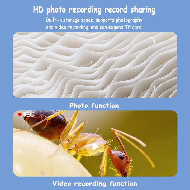 1000X Handheld Digital Microscope with 2-Inch HD Screen