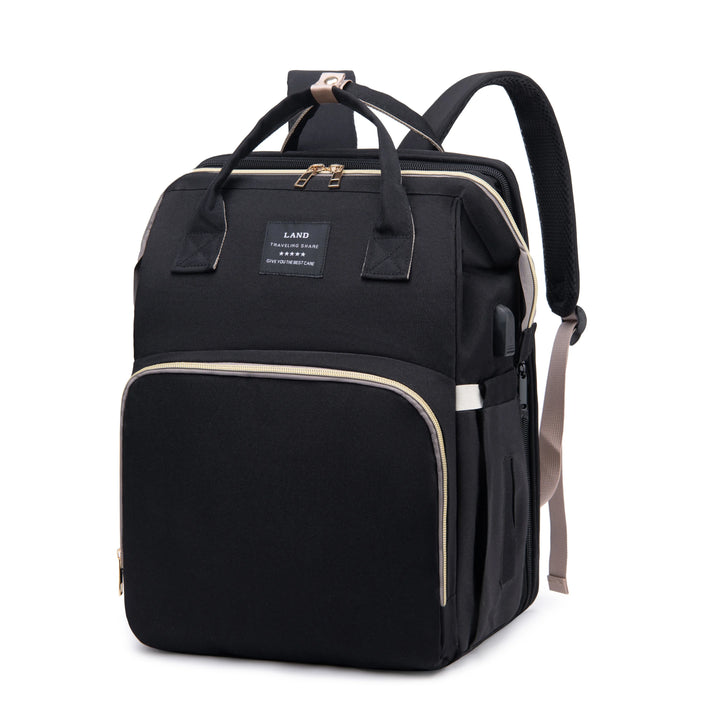 Lightweight Portable Mommy Bag with Folding Crib