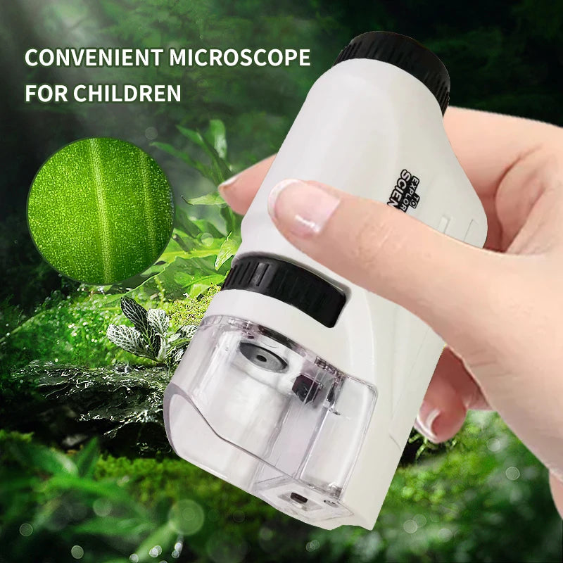 Mini Pocket Microscope Kit 60–120x