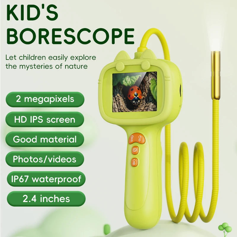 Kids Borescope Snake Camera with Light