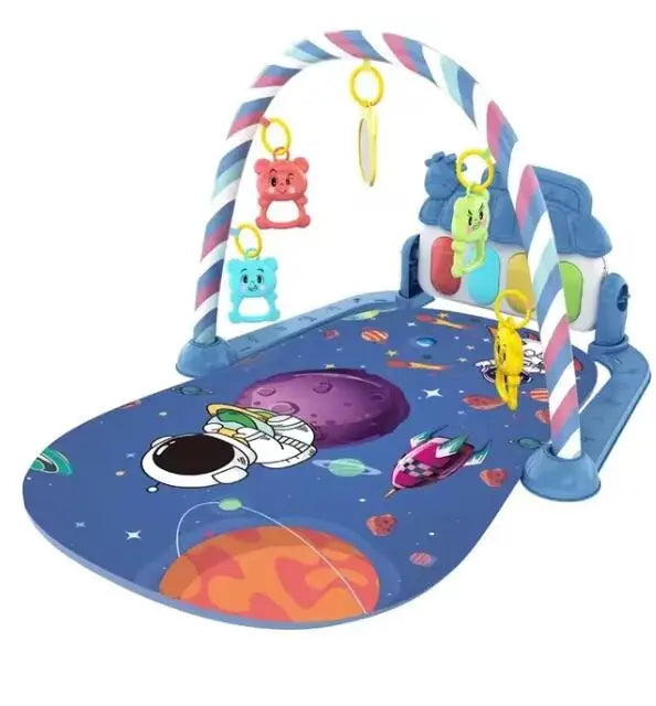 Baby Activity Gym with Music Rack & Play Mat