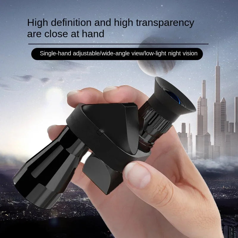 Portable high-definition monocular telescope with high magnification zoom