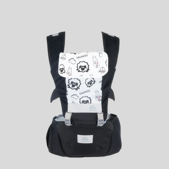 0–48 Months Ergonomic Baby Carrier Backpack with Hip Seat