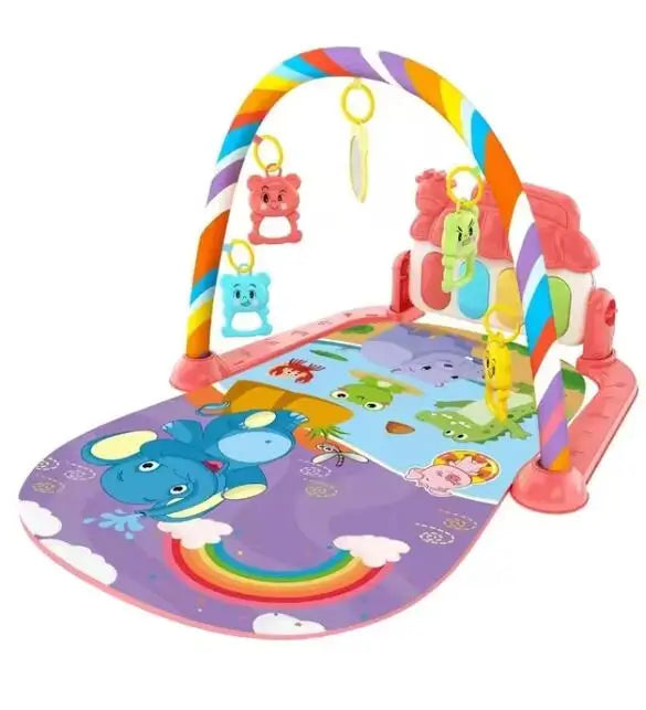 Baby Activity Gym with Music Rack & Play Mat
